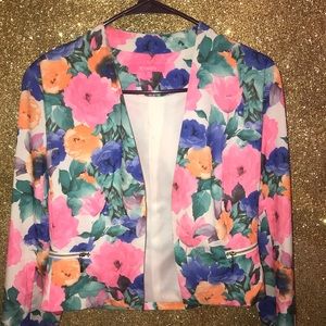 Floral Blazer